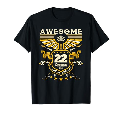 Camisetas vintage de 22 años de edad, edición limitada 22 Camiseta