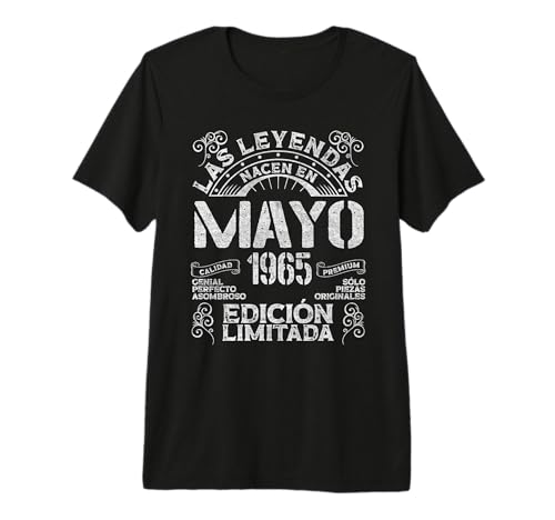 Las Leyendas Nacen En Mayo 1965 61 Años Cumpleaños Camiseta Premium