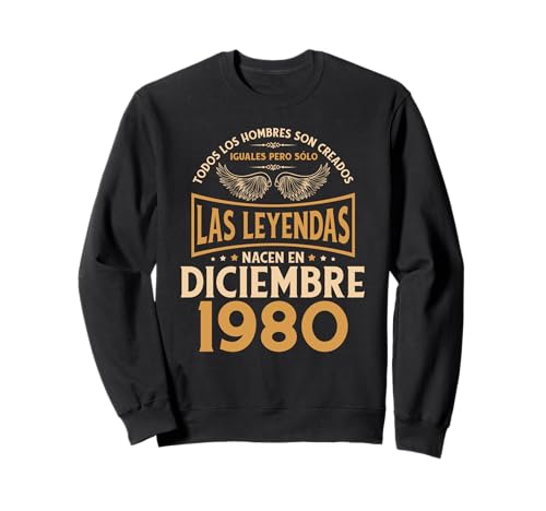Cumpleaños Hombre Regalos Las Leyendas Diciembre 1980 Sudadera
