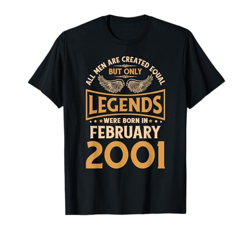 Las leyendas de cumpleaños nacieron en febrero de 2001. Camiseta