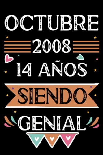 CUADERNO, Octubre 2008,14 Años Siendo Genial: Libro de visitas, cuaderno, 110 páginas de...