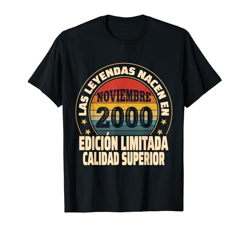 Edición Limitada Noviembre 2000 - Cumpleaños 24 Años Camiseta