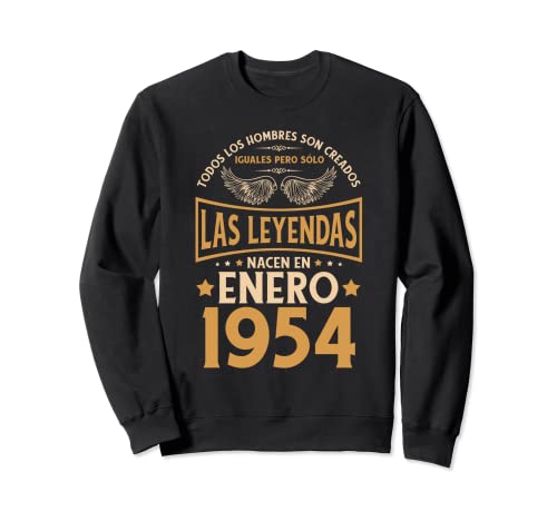 Cumpleaños Hombre Regalos Las Leyendas Enero 1954 Sudadera