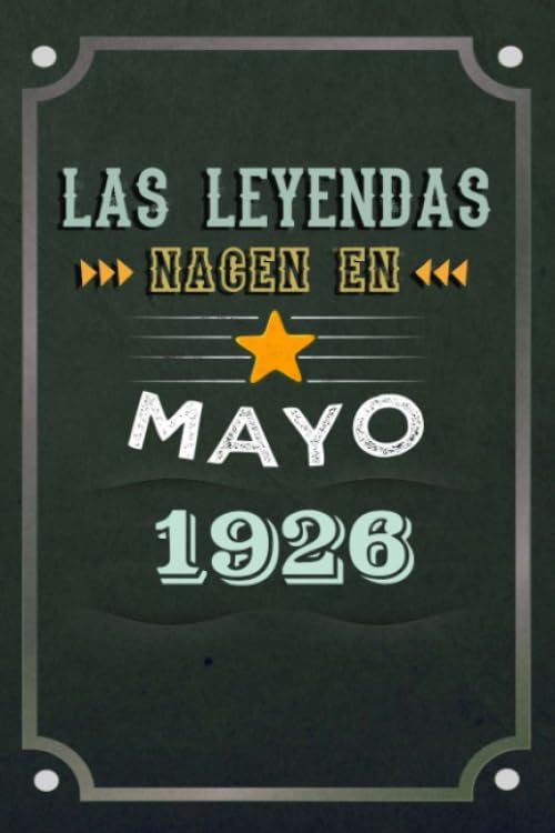 Las leyendas nacen en Mayo 1926: REGALO DE CUMPLEAÑOS, NACIDOS EN LOS AÑOS 1926 Regalos Creativos...