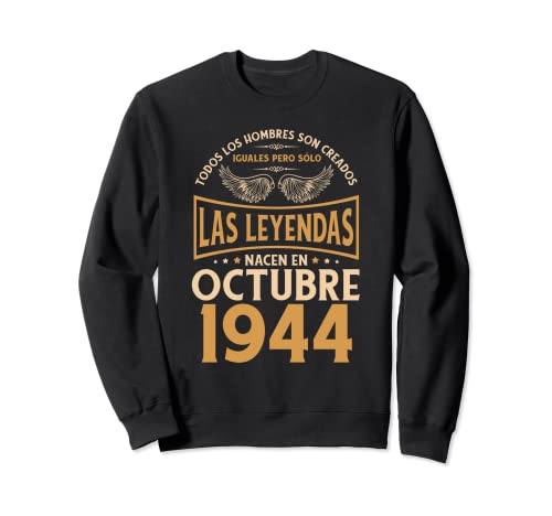 Cumpleaños Hombre Regalos Las Leyendas Octubre 1944 Sudadera