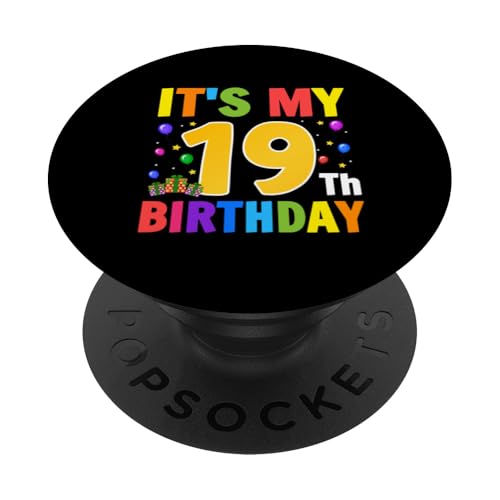 Regalos de cumpleaños número 19 para Adolescentes y niñas de 19 años PopSockets PopGrip Adhesivo