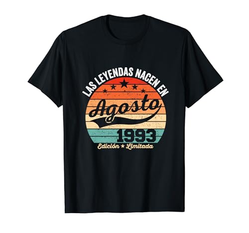 31 años Cumpleaños Las Leyendas nacen en Agosto de 1993 Camiseta