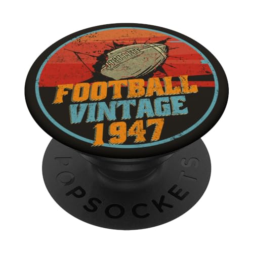 Football-Jugador Cumpleaños Nacido en 1947 Juego Football PopSockets PopGrip Adhesivo