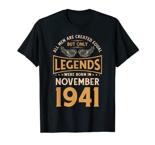 Las leyendas de cumpleaños nacieron en noviembre de 1941. Camiseta