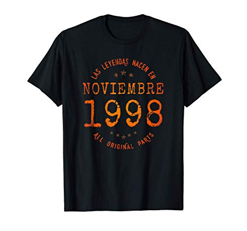 Las Leyendas nacen en Noviembre de 1998 - Regalo de 23 años Camiseta