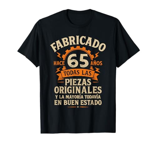 Fabricado Hace 65 Años Divertida Regalo 65 cumpleaños Hombre Camiseta