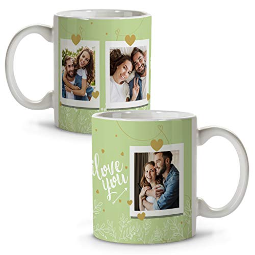 Taza de San Valentín Personalizada con Fotos. Regalos Para Mi Marido. Regalos 14 De Febrero. Tazas...