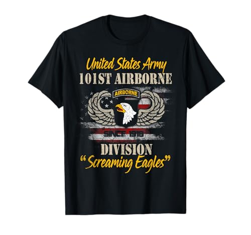 Camiseta del ejército estadounidense 101st Airborne Division Veteran Day Camiseta