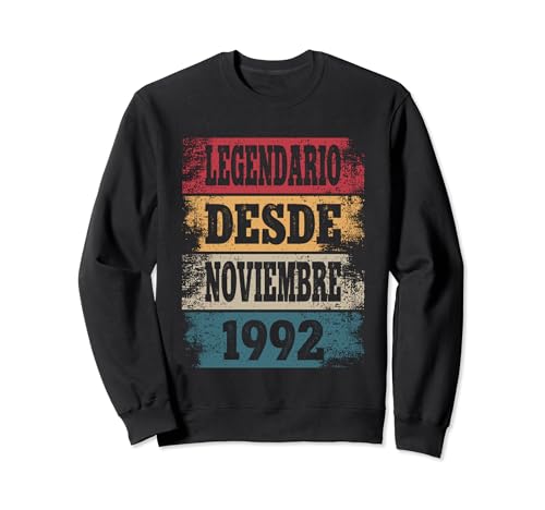 Legendario Desde Noviembre 1992 - Cumpleaños 32 Años Sudadera