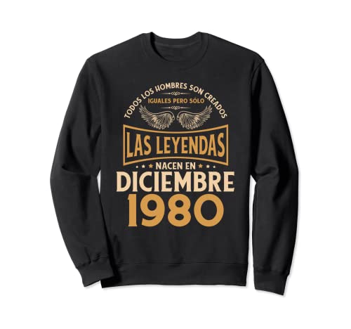 Cumpleaños Hombre Regalos Las Leyendas Diciembre 1980 Sudadera