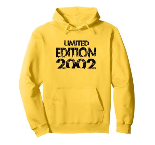 Edición Limitada 2002 Cumpleaños 2002 Nacido 2002 Sudadera con Capucha