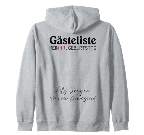 Gästeliste Mein 47. Geburtstag Libro de visitas Firma Sudadera con Capucha