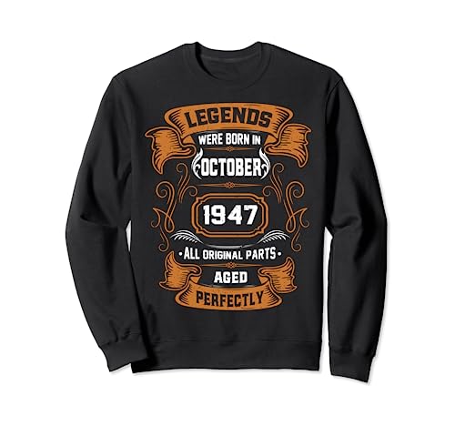 Las leyendas nacieron en octubre de 1947 regalo de cumpleaños Sudadera