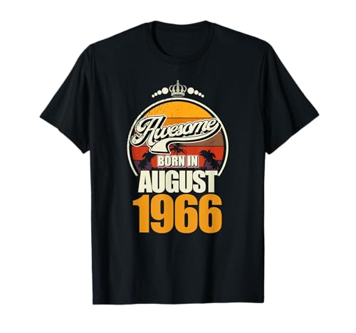 Ideal Desde Agosto de 1966, 60 cumpleaños, 60 años Camiseta
