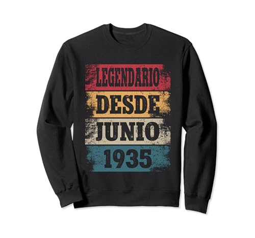 Legendario Desde Junio 1935 - Cumpleaños 89 Años Sudadera