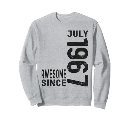 Impresionante desde julio de 1967, nacido en 1967 cumpleaños de julio Sudadera