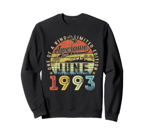 33 Edición Limitada 1993 Único 33 de Junio Cumpleaños Sudadera