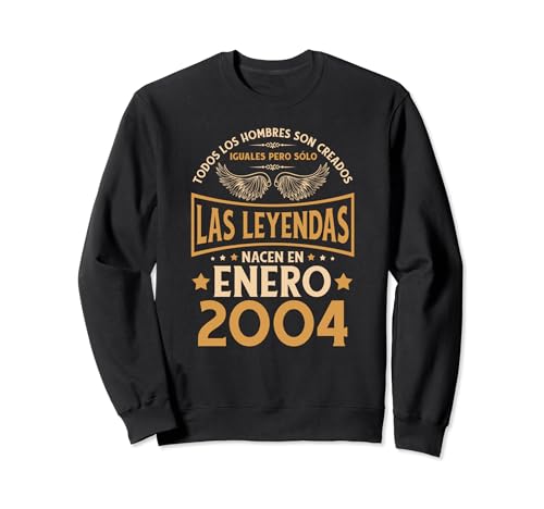 Cumpleaños Hombre Regalos Las Leyendas Enero 2004 Sudadera