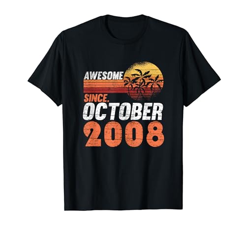 Cumpleaños octubre 2008 Camiseta