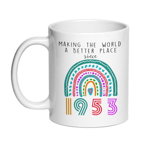 SIUNY Regalos de cumpleaños número 72 para mujeres y hombres, tazas de café, regalos para mujeres...