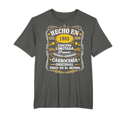 43 Cumpleaños Hombre 43 años Hecho En 1983 Regalos Camiseta