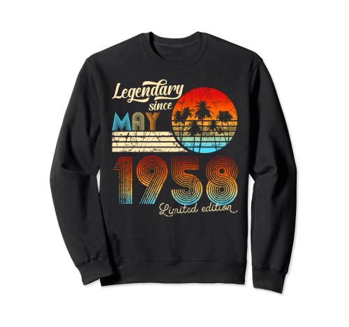 Legendario De Cumpleaños Desde Mayo De 1958 Regalo. Sudadera