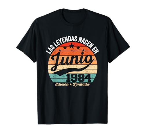 42 años Cumpleaños Las Leyendas Nacen en Junio de 1984 Camiseta