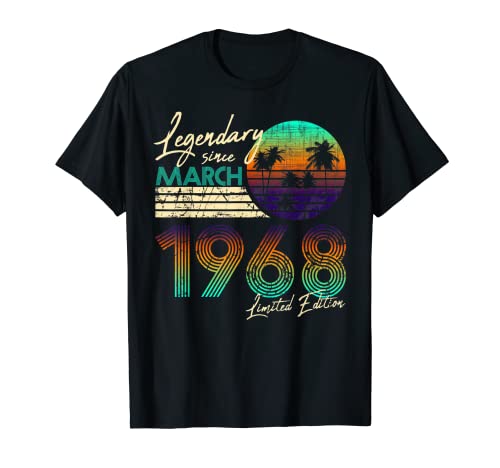 Legendario de cumpleaños desde marzo de 1968. Camiseta