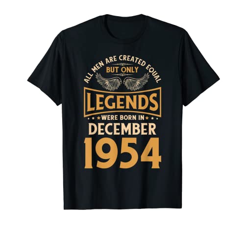 Las leyendas de cumpleaños nacieron en diciembre de 1954. Camiseta