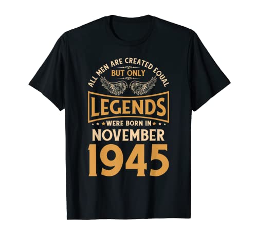 Las leyendas de cumpleaños nacieron en noviembre de 1945. Camiseta
