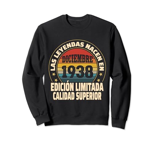 Edición Limitada Diciembre 1938 - Cumpleaños 86 Años Sudadera