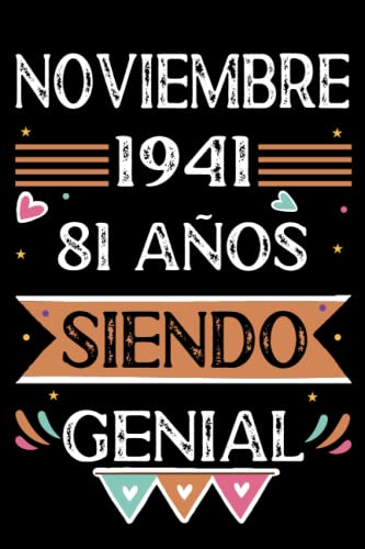 CUADERNO, Noviembre 1941, 81 Años Siendo Genial: Libro de visitas, cuaderno, 110 páginas de...