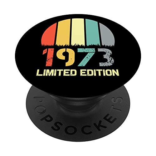 Born In 1973 Edición Limitada 1973 Cumpleaños Popsocket 1973 PopSockets PopGrip Intercambiable