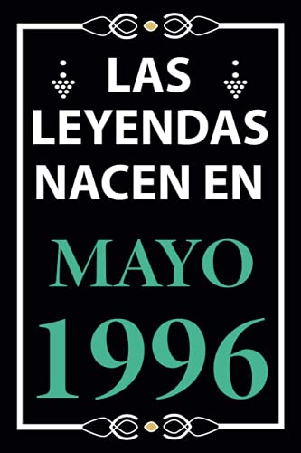 Las leyendas nacen en Mayo 1996: Regalo de cumpleaños perfecto para hombre y mujer de 25 años I...