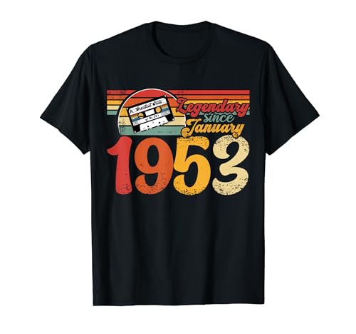 Fiesta de cumpleaños Fiesta Cassette Vintage Enero 1953 Camiseta