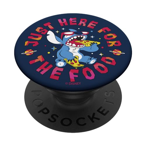 Disney Lilo & Stitch Pizza Stitch Here For Food PopSockets PopGrip Intercambiable