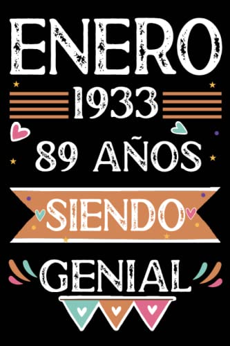 CUADERNO, Enero 1933, 89 Años Siendo Genial: 89 años. Libro de visitas, cuaderno, 110 páginas de...