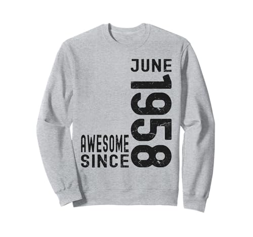 Impresionante desde junio de 1958, nacido en 1958 cumpleaños de junio Sudadera
