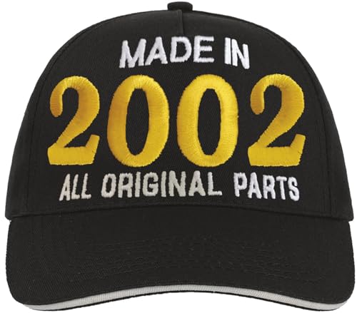 Made in 2002 All Original Parts Sombrero de fiesta de cumpleaños