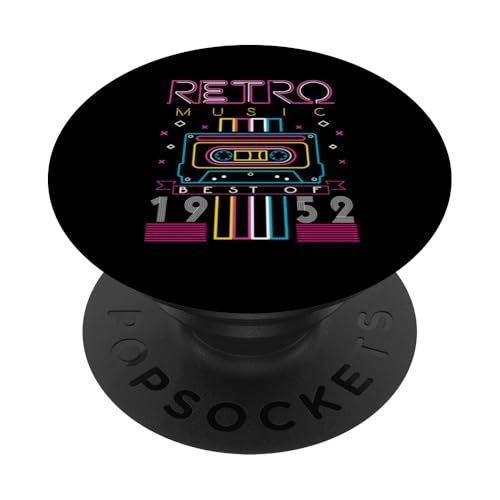 Cumpleaños 1952 Cumpleaños 1952 Hombre 1952 Vintage 1952 PopSockets PopGrip Adhesivo