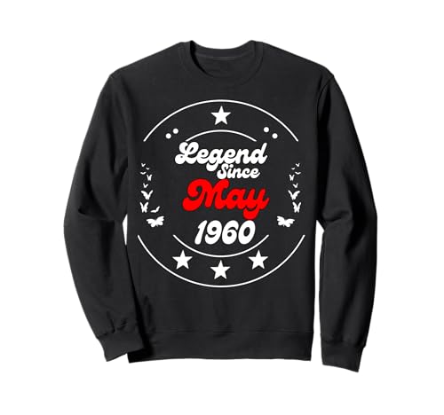 Mayo 1960 Cumpleaños Leyenda Hombre Niño Desde Mayo 1960 Sudadera