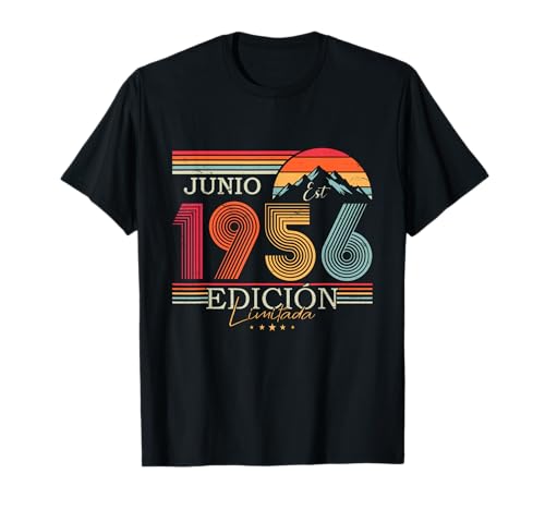 1956 Vintage Junio Cumpleaños Retro Hombre Mujer Regalo Camiseta