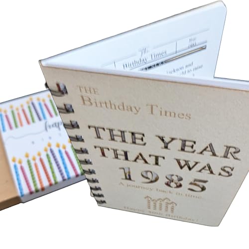 El año que fue 1985 - Libro especial de tarjetas de 40 cumpleaños con detalles sobre el año de...