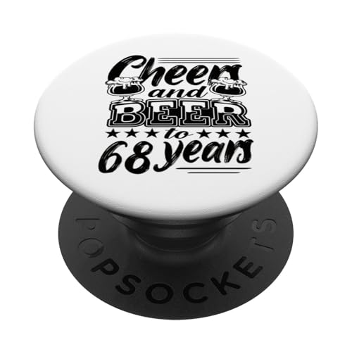 68 Cumpleaños 68 Cumpleaños Marido 68 Cumpleaños Papá PopSockets PopGrip Adhesivo