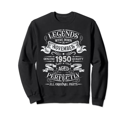 Leyendas nacieron en noviembre de 1950 regalo de cumpleaños Sudadera